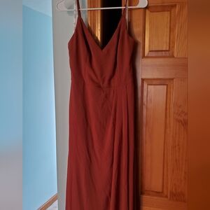 Cinnamon Chiffon Bridesmaid Dress